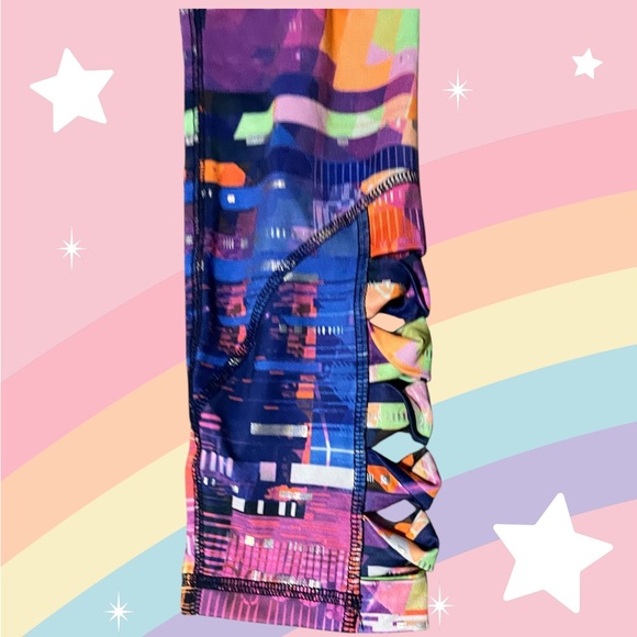 Justice Colorful Graphic Tee and Leggings Set - Picture 2 of 3